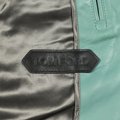 キルティング レザージャケット レザー ライトグリーン トムフォード アウター TOM FORD