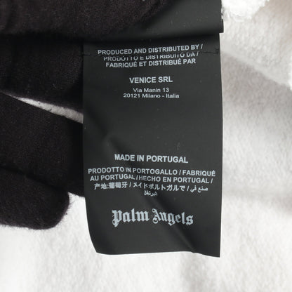 LOS ANGELES SPRAYED LOGO HOODIE プルオーバーパーカー コットン ホワイト パームエンジェルス
