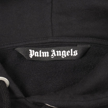 LOS ANGELES SPRAYED LOGO HOODIE プルオーバーパーカー コットン ブラック パームエンジェルス