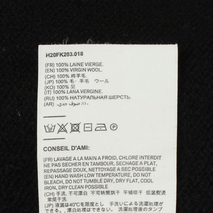ビッグハートロゴ タートルネック セーター ウール ブラック レッド アミアレクサンドルマテュッシ トップス AMI Alexandre Mattiussi