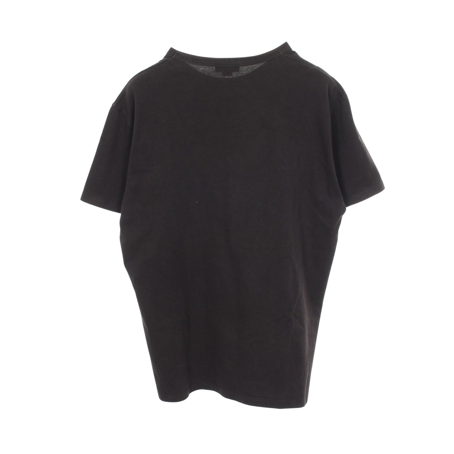 プリント クルーネック 半袖Tシャツ コットン ブラック アレキサンダーマックイーン