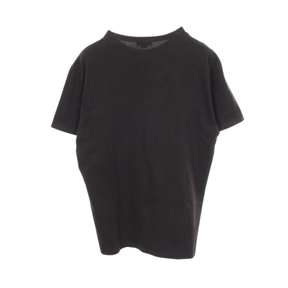 プリント クルーネック 半袖Tシャツ コットン ブラック アレキサンダーマックイーン