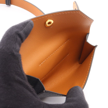 ケリーポケット18 ベルト ヴォーエプソン ブラック ゴールド金具 W刻印 エルメス