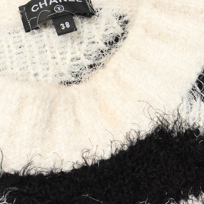 ココマーク 花柄 ニット カシミヤ シルク ホワイト ピンク ブラック シャネル トップス CHANEL