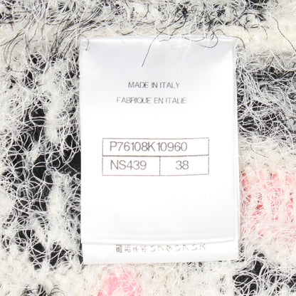 ココマーク 花柄 ニット カシミヤ シルク ホワイト ピンク ブラック シャネル トップス CHANEL