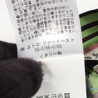 花柄 ラップスカート シルク ピンク マルチカラー エトロ