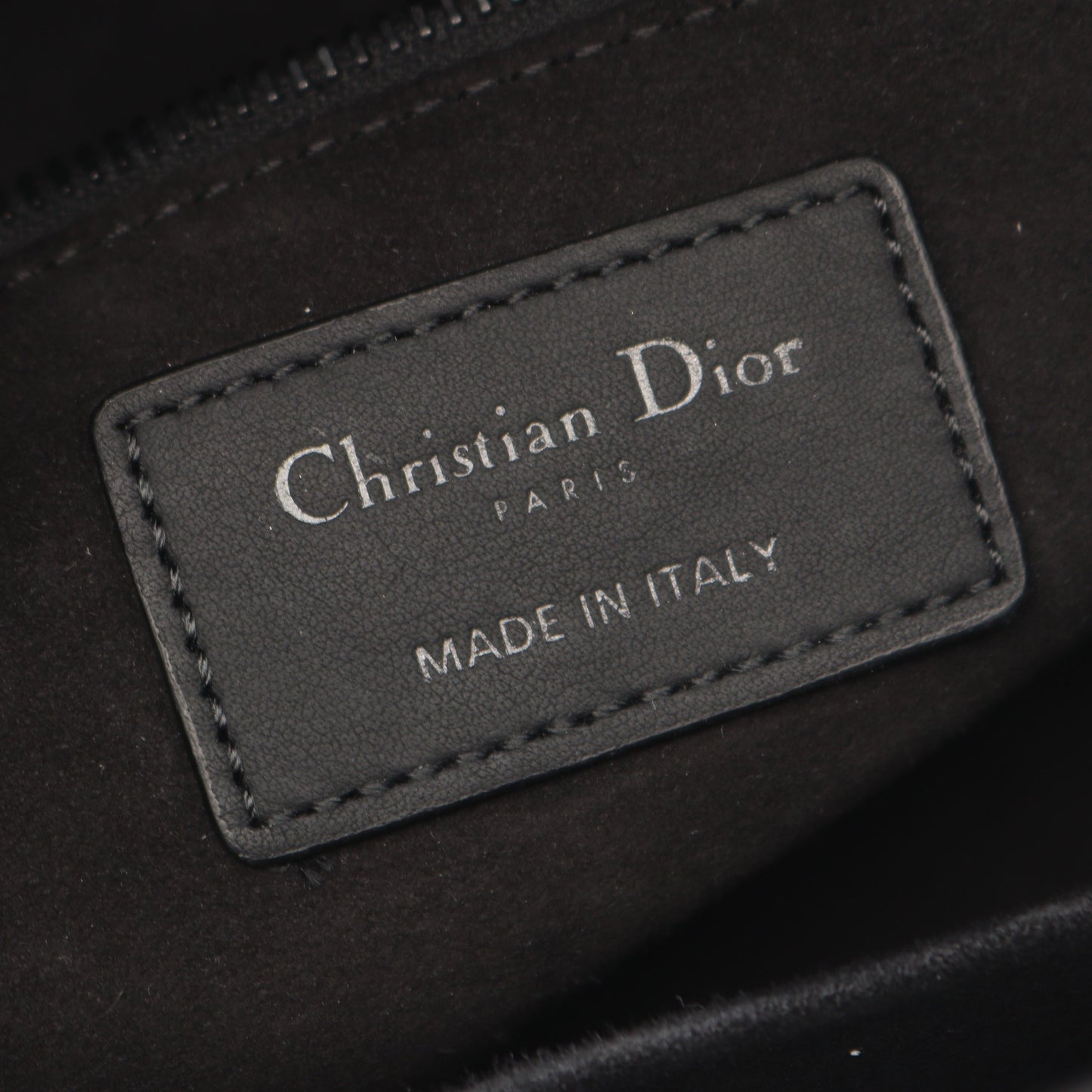 LADY DIOR レディディオール カナージュ 2WAY ハンドバッグ レザー ブラック クリスチャンディオール バッグ Christian Dior