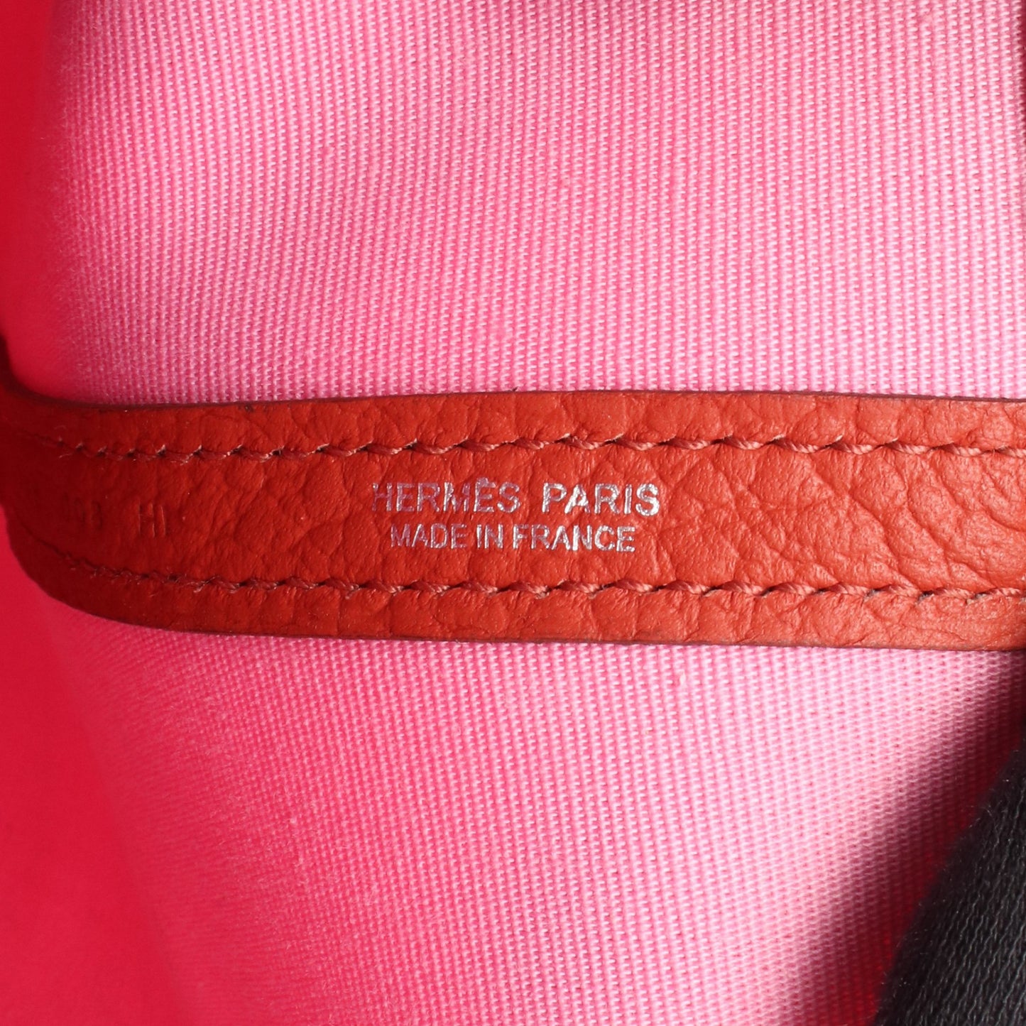 ガーデンファイルPM ルージュデュセス 2WAY ハンドバッグ トートバッグ トワルオフィシエ カントリー ピンク レッド シルバー金具 Y刻印 エルメス