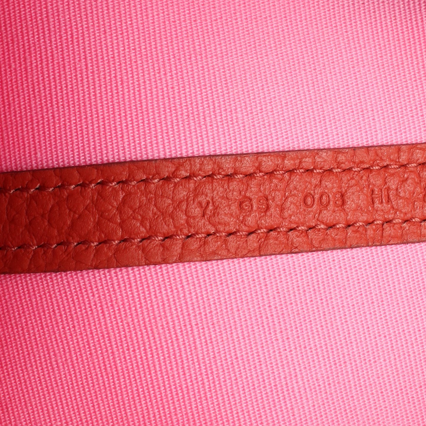 ガーデンファイルPM ルージュデュセス 2WAY ハンドバッグ トートバッグ トワルオフィシエ カントリー ピンク レッド シルバー金具 Y刻印 エルメス