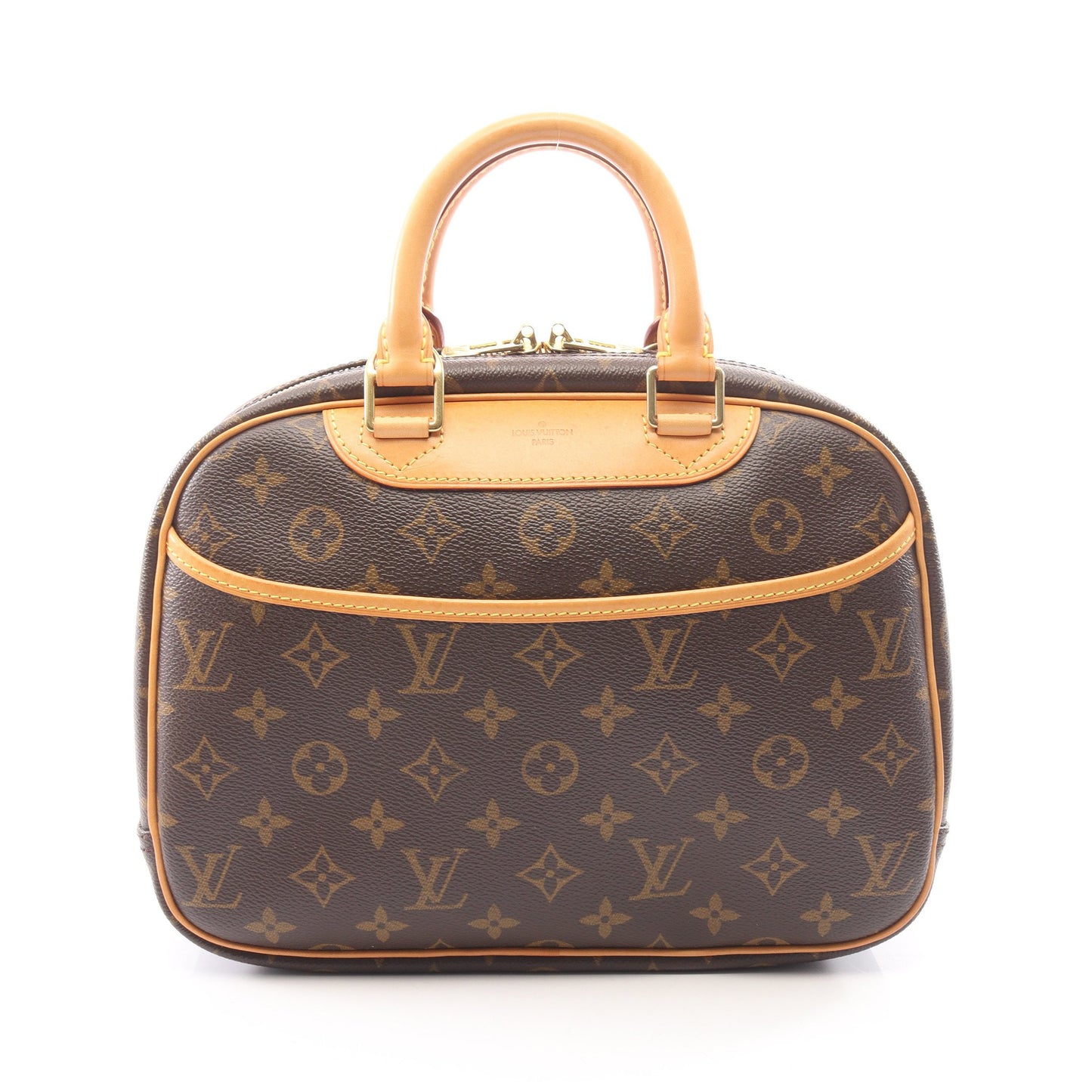 トゥルーヴィル モノグラム ハンドバッグ PVC レザー ブラウン ルイヴィトン バッグ LOUIS VUITTON