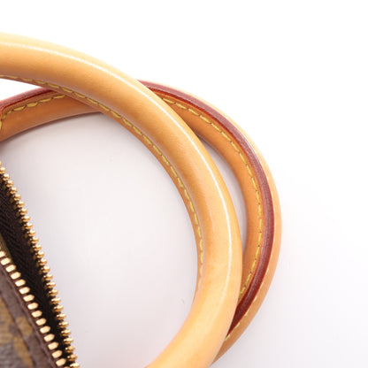 トゥルーヴィル モノグラム ハンドバッグ PVC レザー ブラウン ルイヴィトン バッグ LOUIS VUITTON