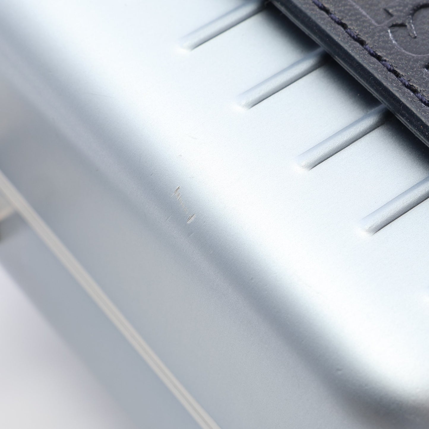 DIOR × RIMOWA パーソナルクラッチ ショルダーバッグ アルミニウム レザー シルバー ネイビー クリスチャンディオール