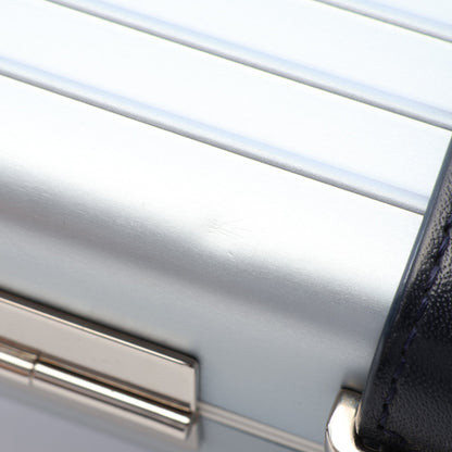 DIOR × RIMOWA パーソナルクラッチ ショルダーバッグ アルミニウム レザー シルバー ネイビー クリスチャンディオール