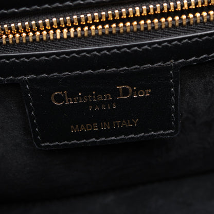 CDシグネチャー チェーンショルダーバッグ レザー ブラック クリスチャンディオール
