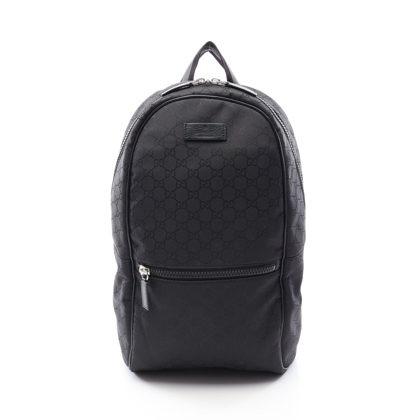 GGナイロン バックパック リュックサック ナイロン レザー ブラック グッチ