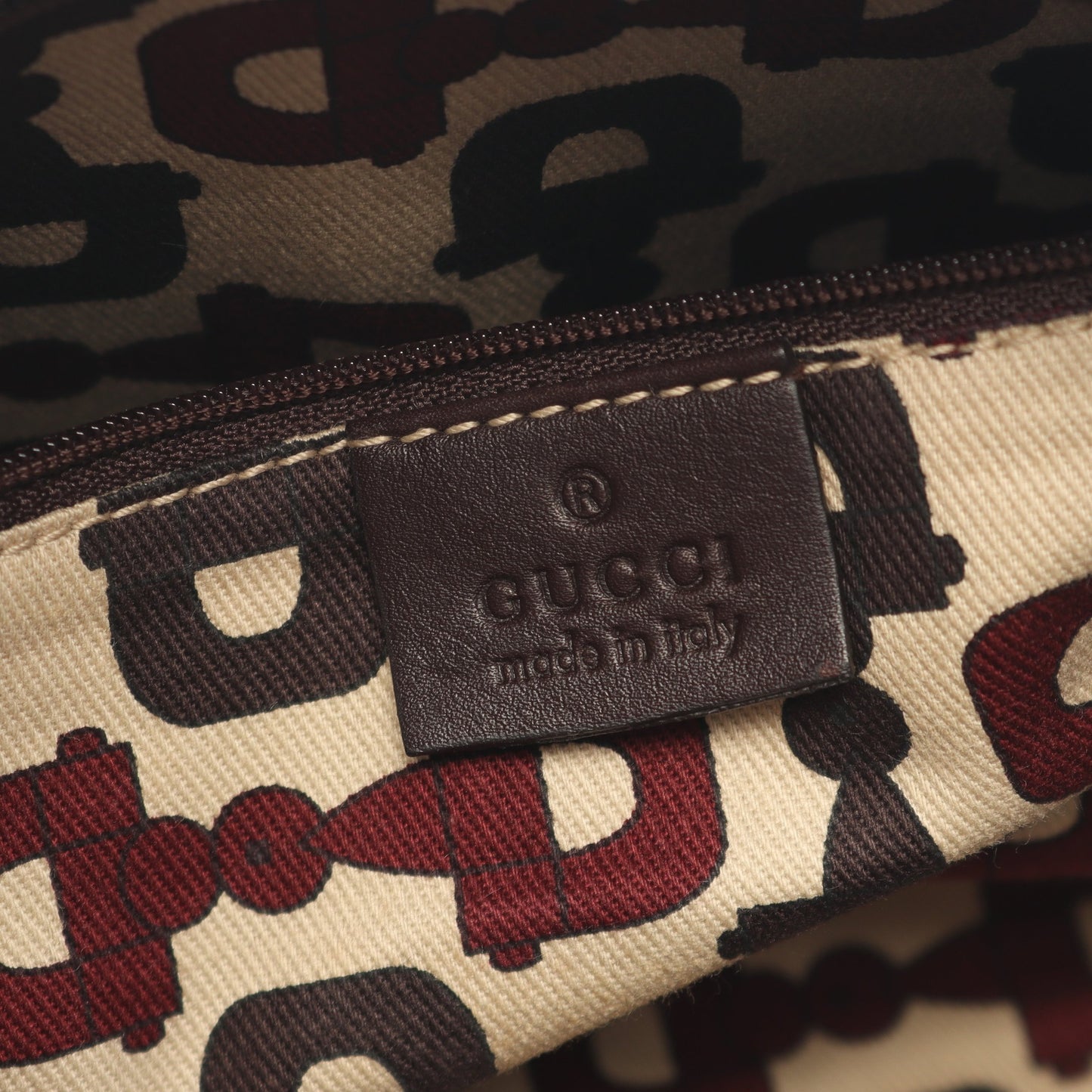 アビー グッチシマ ワンショルダーバッグ レザー ダークブラウン グッチ バッグ GUCCI