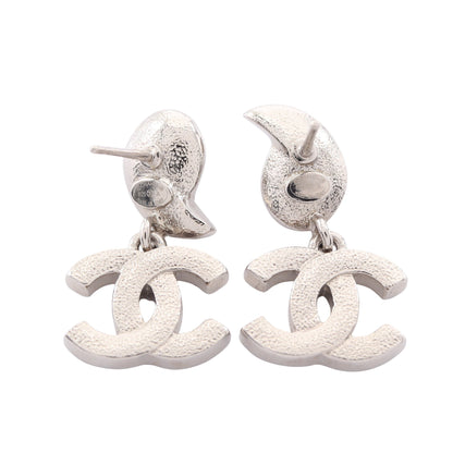 ココマーク ピアス ラインストーン シルバー クリア B25A シャネル アクセサリー CHANEL