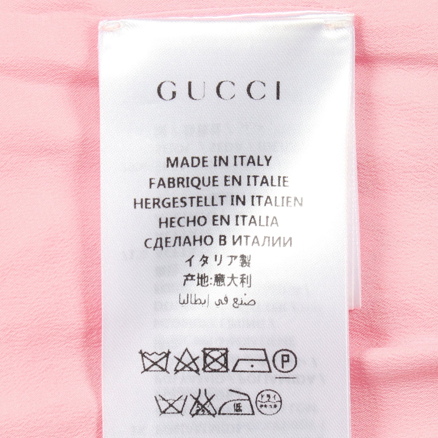 レース 花柄刺繍 ワンピース コットン ピンク グッチ ワンピース GUCCI