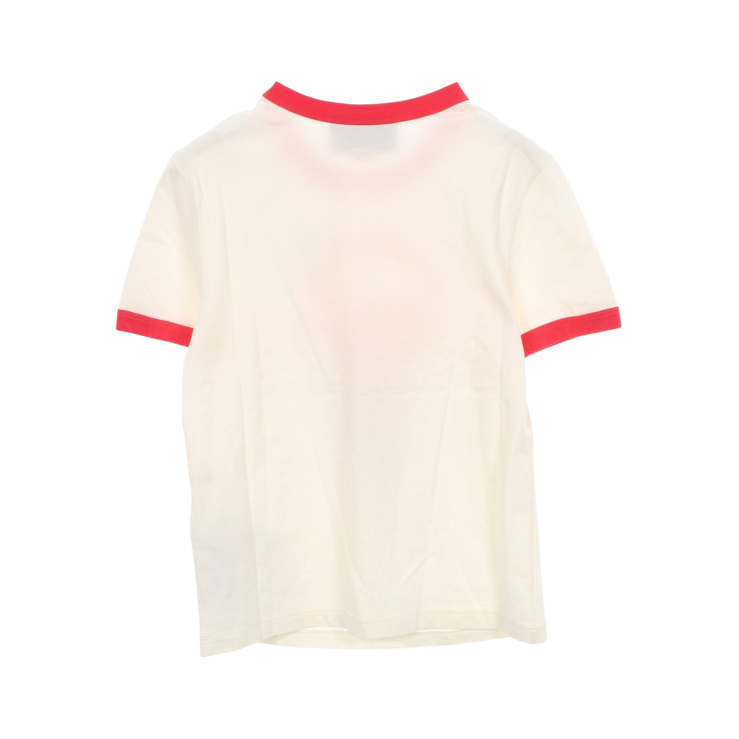アイスクリーム スパンコール ラインストーン 半袖Tシャツ コットン ホワイト ピンクレッド マルチカラー グッチ