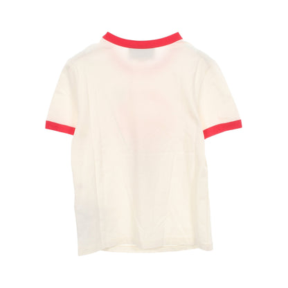 アイスクリーム スパンコール ラインストーン 半袖Tシャツ コットン ホワイト ピンクレッド マルチカラー グッチ