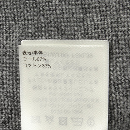 モノグラムジャカード チェーン付き ニット ウール コットン グレー ルイヴィトン