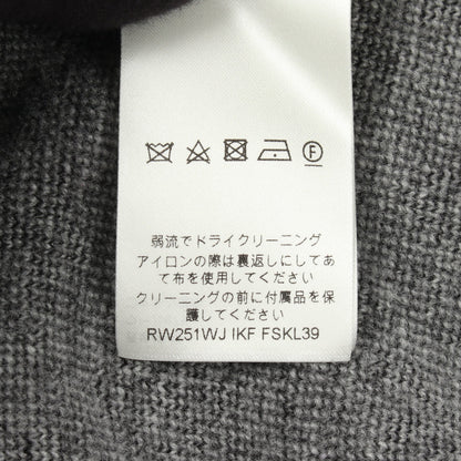 モノグラムジャカード チェーン付き ニット ウール コットン グレー ルイヴィトン
