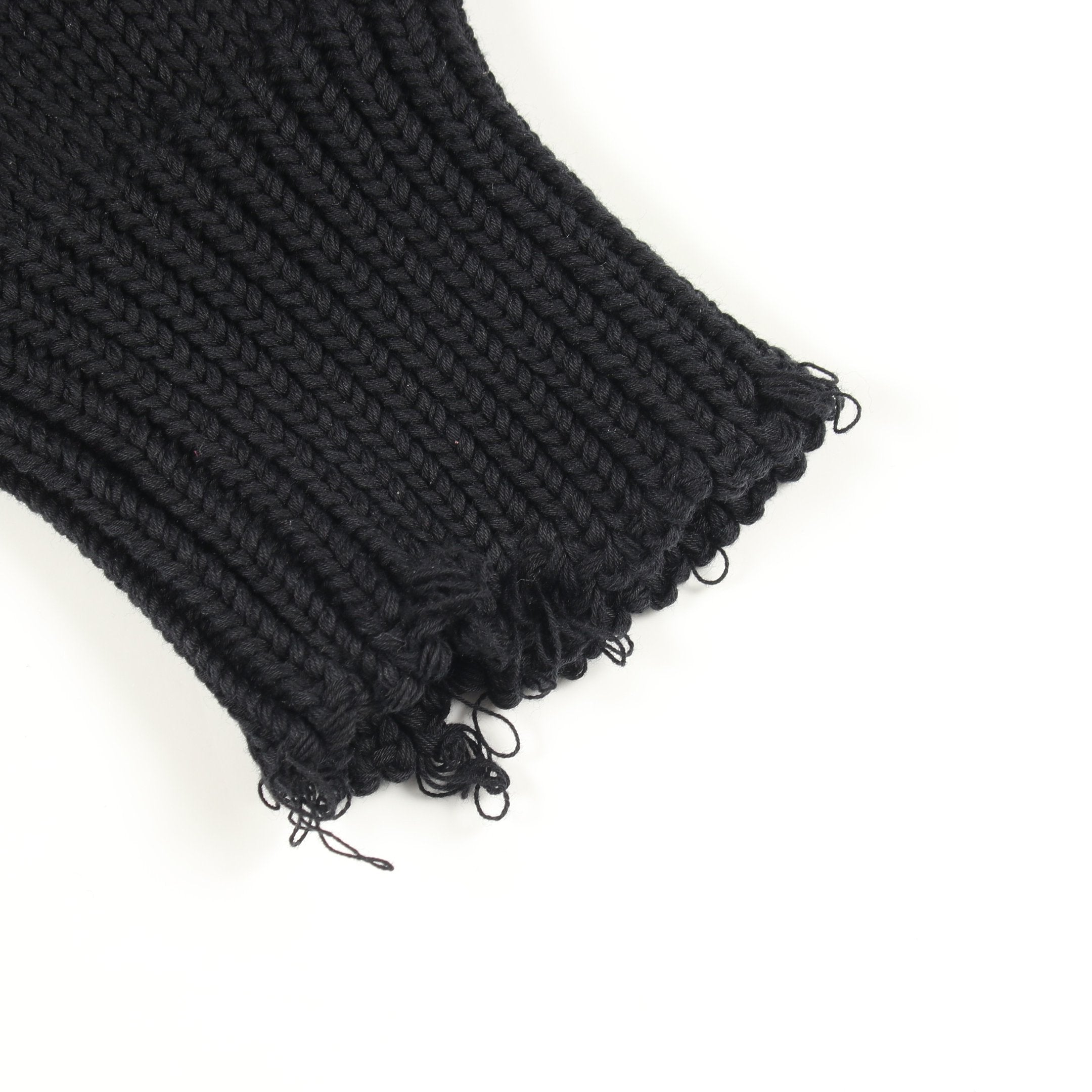 ロゴ ダメージ加工 ニット コットン ブラック ジバンシィ – RECLO