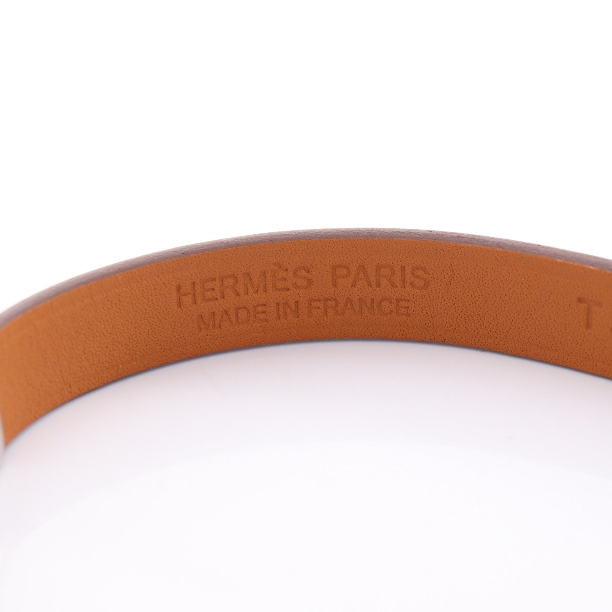 リヴァル ミニ エトゥープ ブレスレット ヴォースイフト グレーブラウン シルバー エルメス アクセサリー HERMES