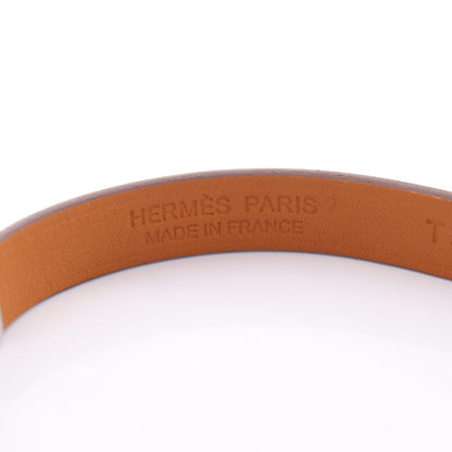リヴァル ミニ エトゥープ ブレスレット ヴォースイフト グレーブラウン シルバー エルメス アクセサリー HERMES