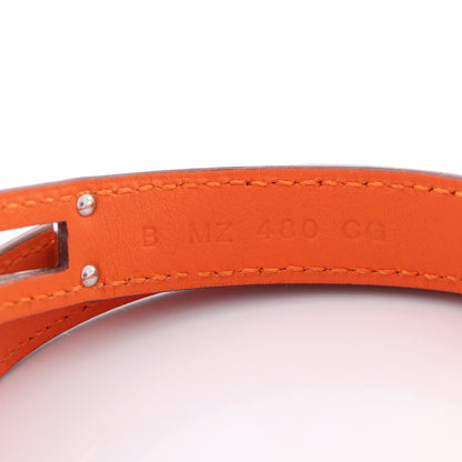 ケリーブレスレット ドゥブルトゥール ブレスレット ヴォースイフト オレンジ シルバー エルメス アクセサリー HERMES