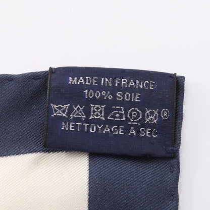 プチカレ カレ45 ROBE LEGERE スカーフ シルク オフホワイト マルチカラー エルメス