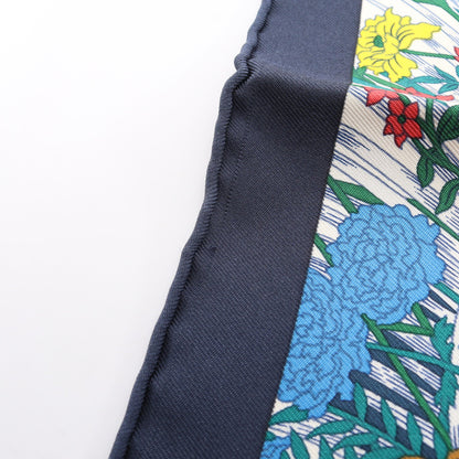 プチカレ カレ45 ROBE LEGERE スカーフ シルク オフホワイト マルチカラー エルメス