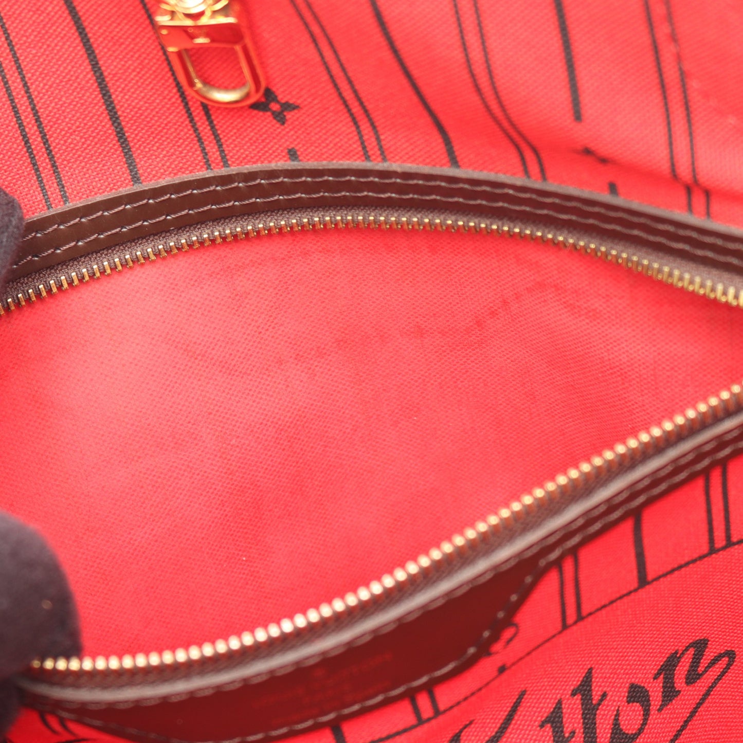 ネヴァーフルMM ダミエエベヌ ショルダーバッグ トートバッグ PVC レザー ブラウン ルイヴィトン バッグ LOUIS VUITTON