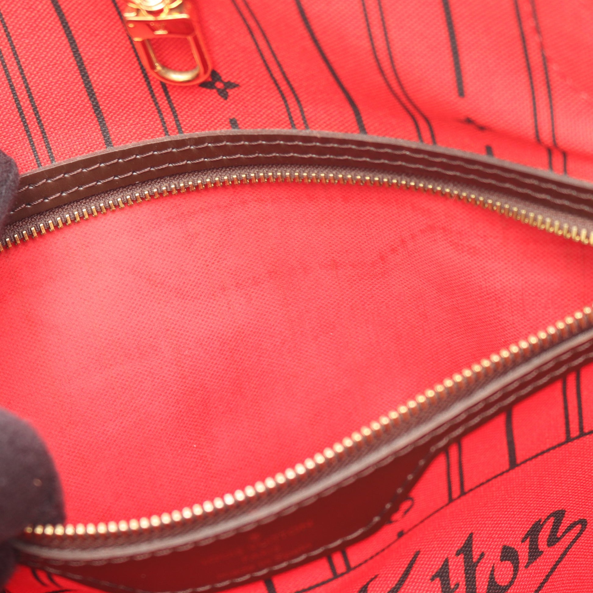 ネヴァーフルMM ダミエエベヌ ショルダーバッグ トートバッグ PVC レザー ブラウン ルイヴィトン バッグ LOUIS VUITTON