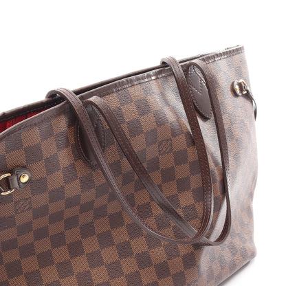 ネヴァーフルMM ダミエエベヌ ショルダーバッグ トートバッグ PVC レザー ブラウン ルイヴィトン バッグ LOUIS VUITTON