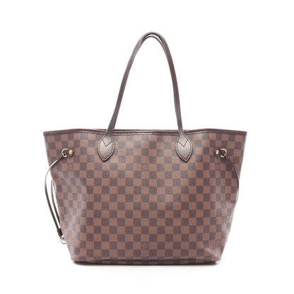 ネヴァーフルMM ダミエエベヌ ショルダーバッグ トートバッグ PVC レザー ブラウン ルイヴィトン バッグ LOUIS VUITTON