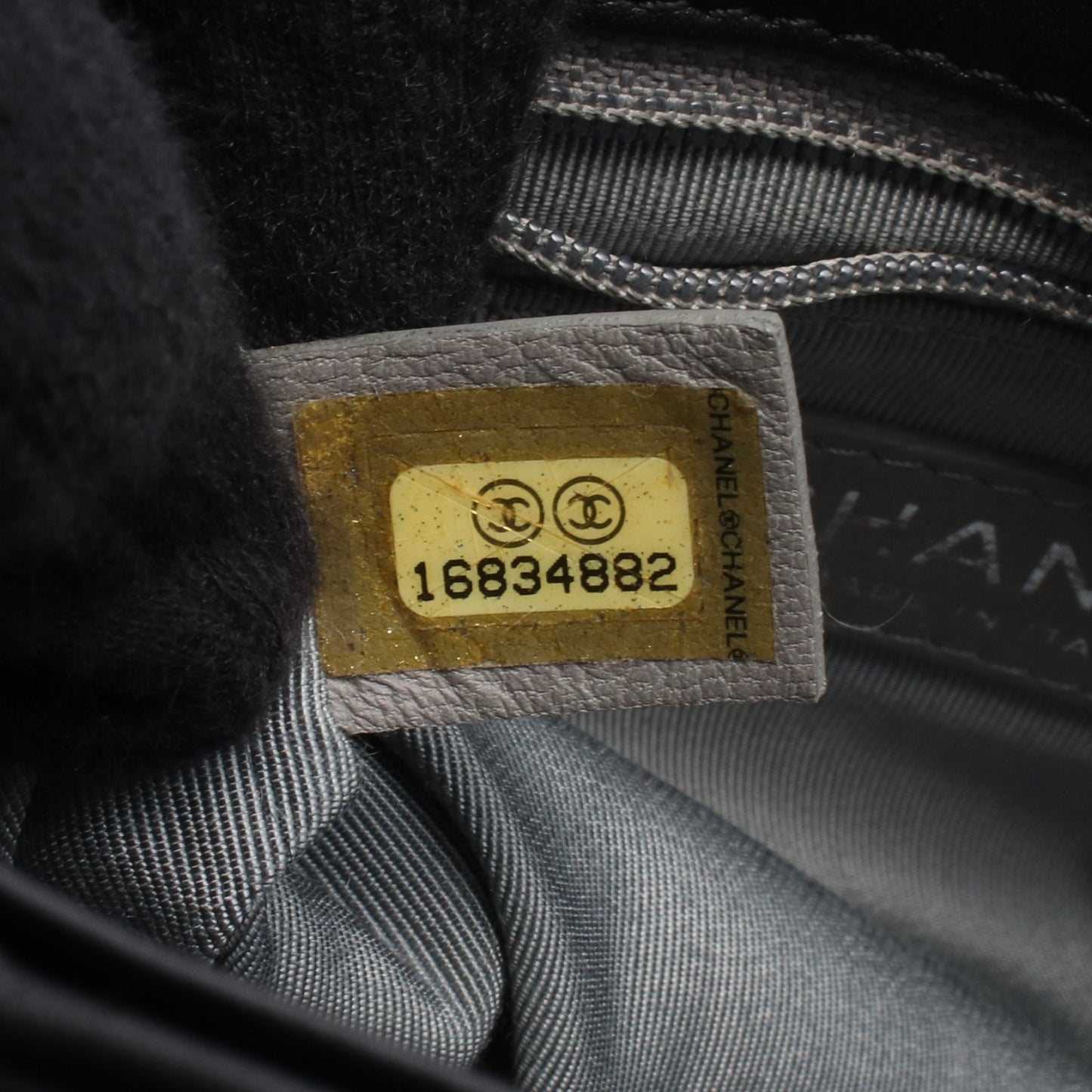 マトラッセ 2WAY チェーンハンドバッグ レザー ブラック シルバー金具 シャネル