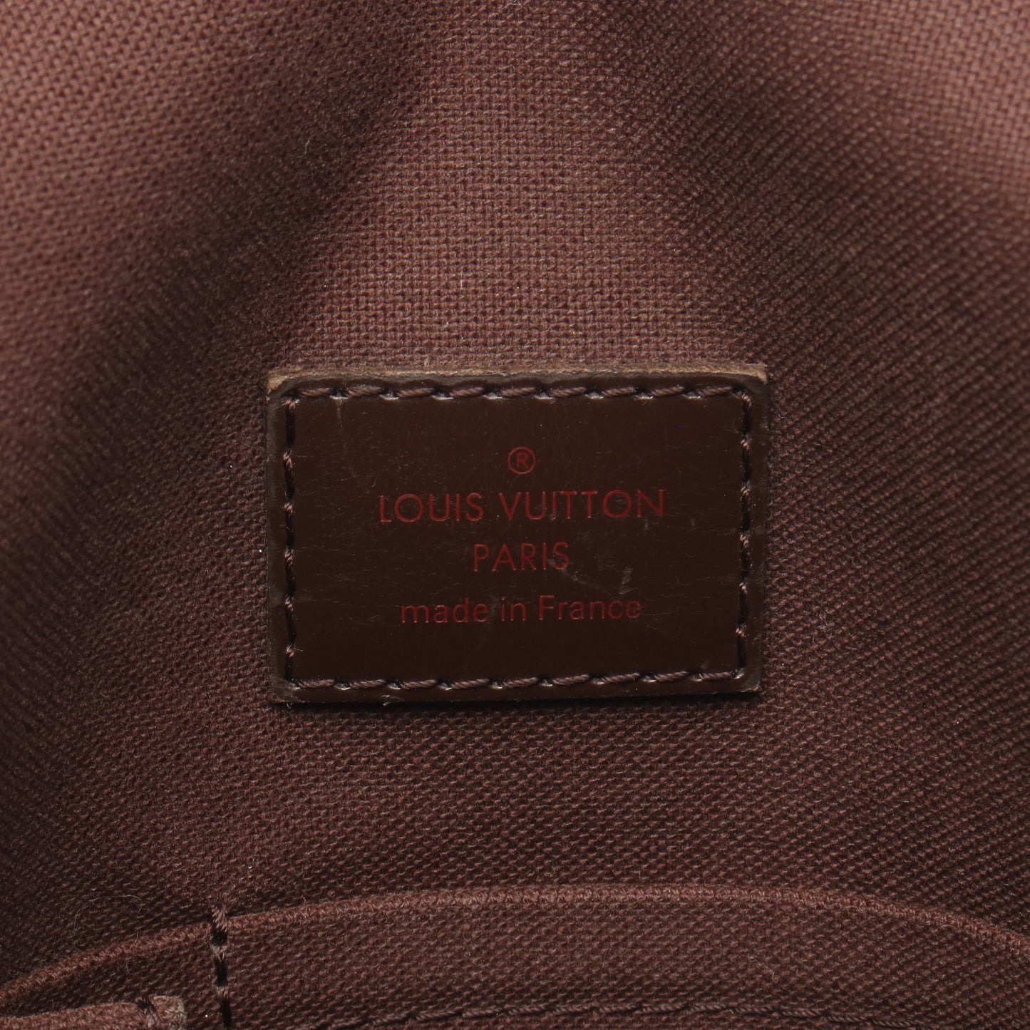 ブルックリンPM ダミエエベヌ ショルダーバッグ PVC レザー ブラウン ルイヴィトン バッグ LOUIS VUITTON