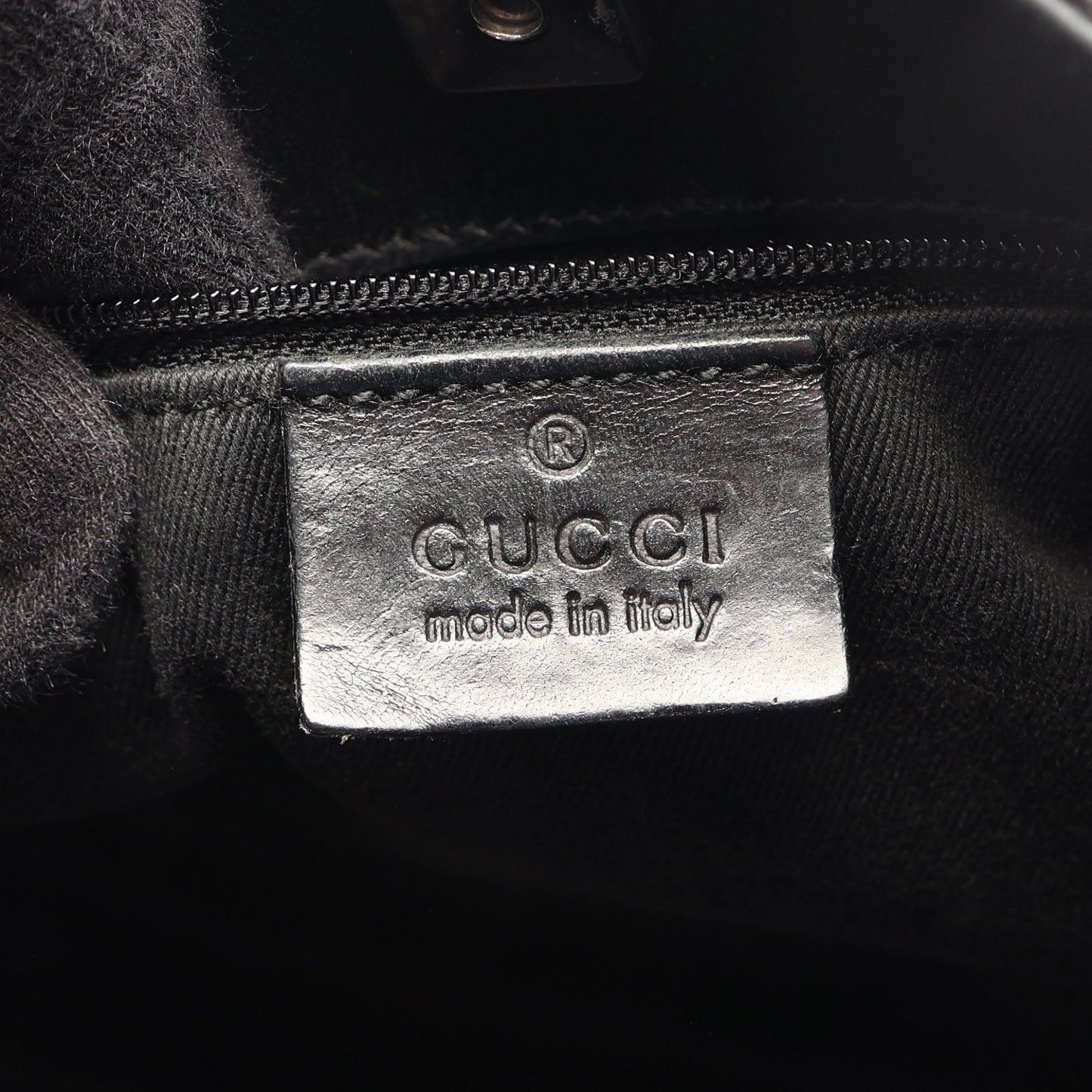 GGキャンバス ショルダーバッグ キャンバス レザー ブラック グッチ
