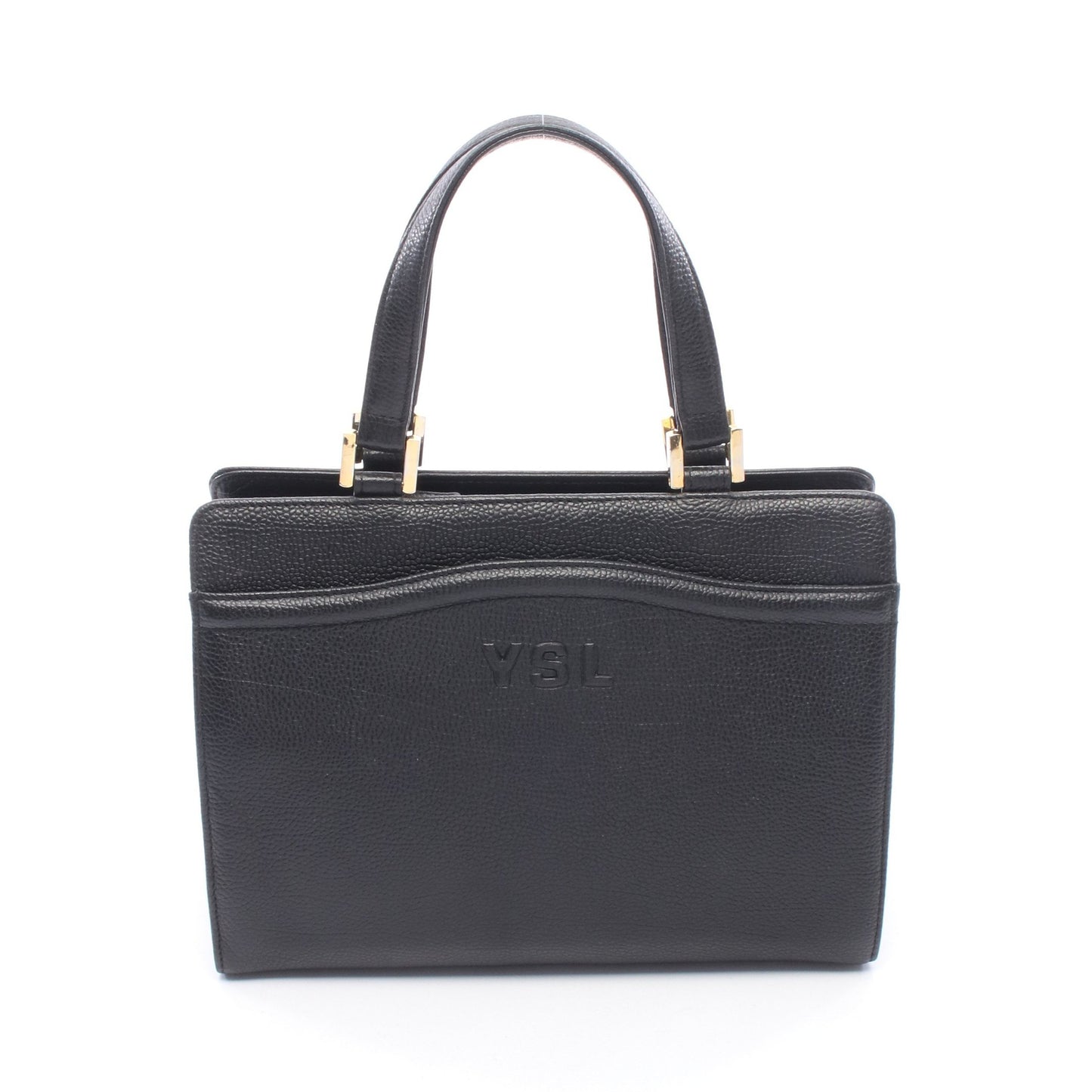 ハンドバッグ レザー ブラック イヴサンローラン バッグ YVES SAINT LAURENT