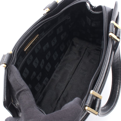 ハンドバッグ レザー ブラック イヴサンローラン バッグ YVES SAINT LAURENT