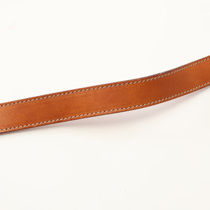 マカダム ショルダーバッグ PVC レザー ブラウン セリーヌ