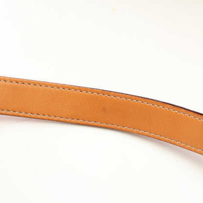 マカダム ショルダーバッグ PVC レザー ブラウン ベージュ セリーヌ
