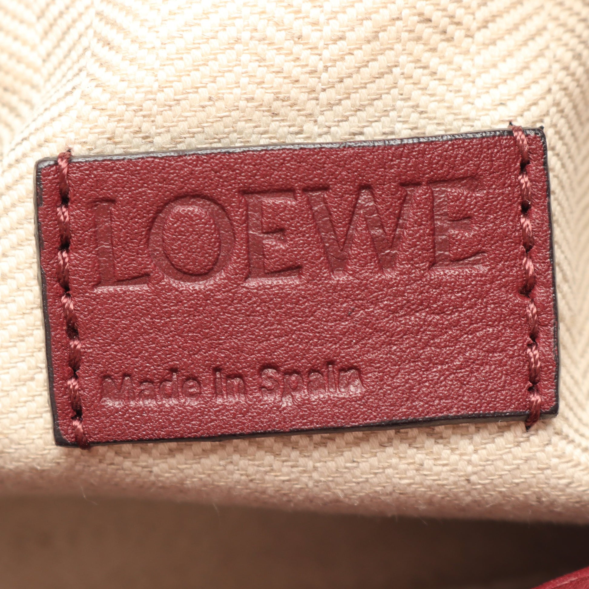 PUZZLE BAG SMALL パズルバッグ スモール 2WAY ハンドバッグ レザー ピンク ボルドー ブラウン ロエベ バッグ LOEWE