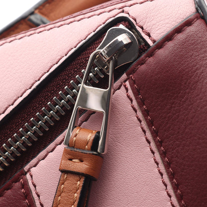 PUZZLE BAG SMALL パズルバッグ スモール 2WAY ハンドバッグ レザー ピンク ボルドー ブラウン ロエベ バッグ LOEWE