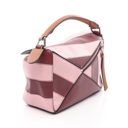 PUZZLE BAG SMALL パズルバッグ スモール 2WAY ハンドバッグ レザー ピンク ボルドー ブラウン ロエベ バッグ LOEWE