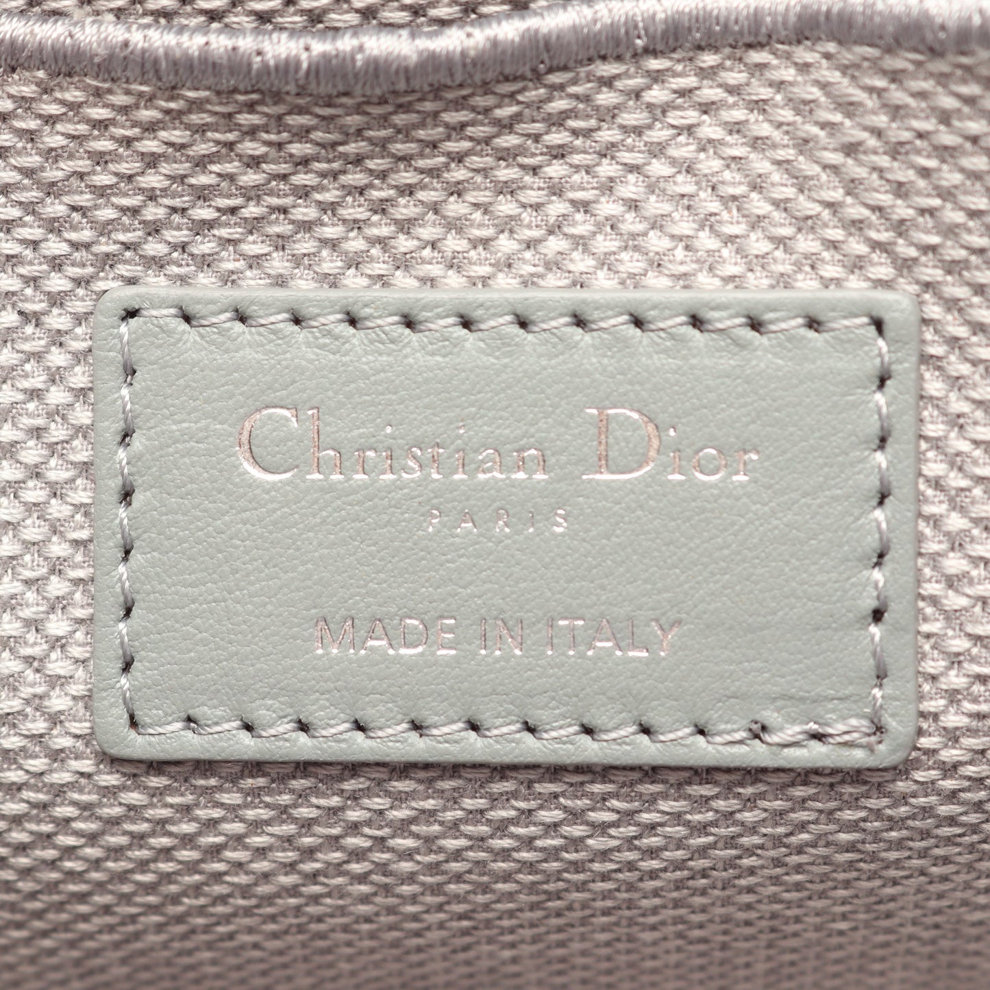 DIORTRAVE ヴァニティ カナージュ ハンドバッグ バニティバッグ キャンバス グレー クリスチャンディオール