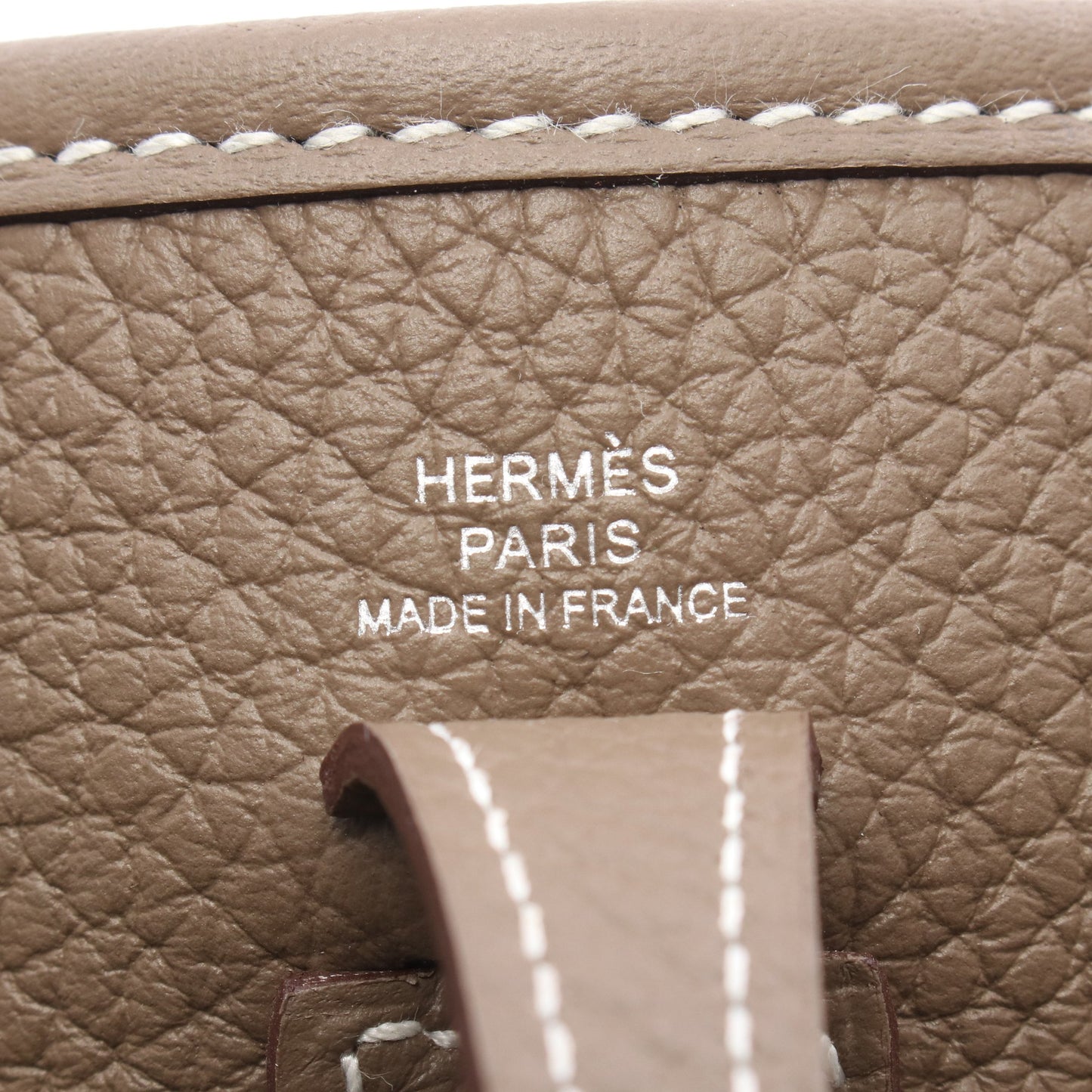 エヴリンTPM エトゥープ ショルダーバッグ トリヨンクレマンス グレーブラウン シルバー金具 Y刻印 エルメス バッグ HERMES