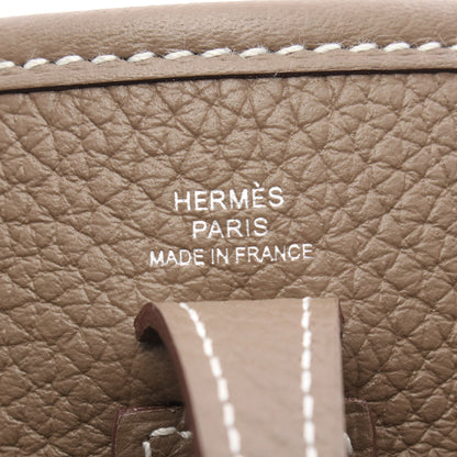 エヴリンTPM エトゥープ ショルダーバッグ トリヨンクレマンス グレーブラウン シルバー金具 Y刻印 エルメス バッグ HERMES