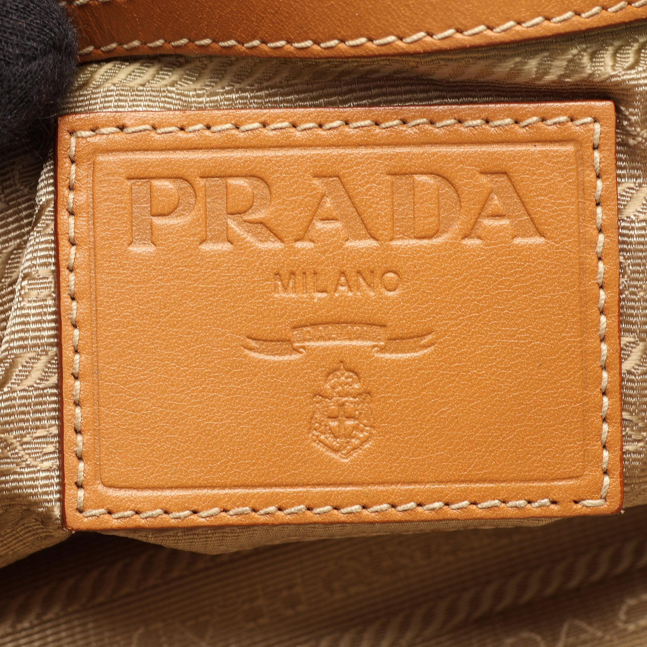 LOGO JACQUARD ロゴジャガード ショルダーバッグ キャンバス レザー